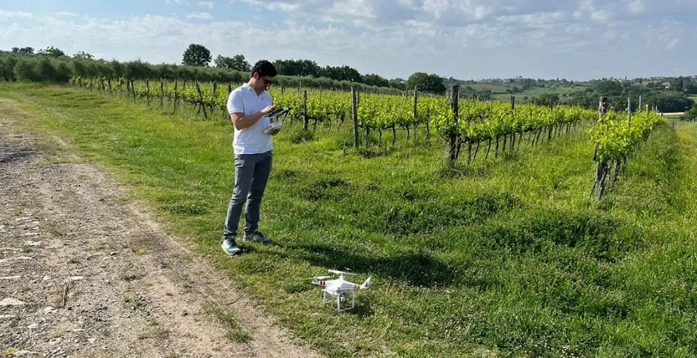 voo de drone vinha