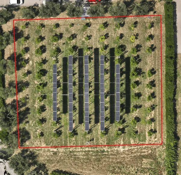 agrivoltaic drone survey