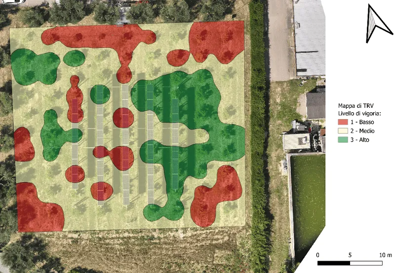 vigour map analysis drone agrivoltaics
