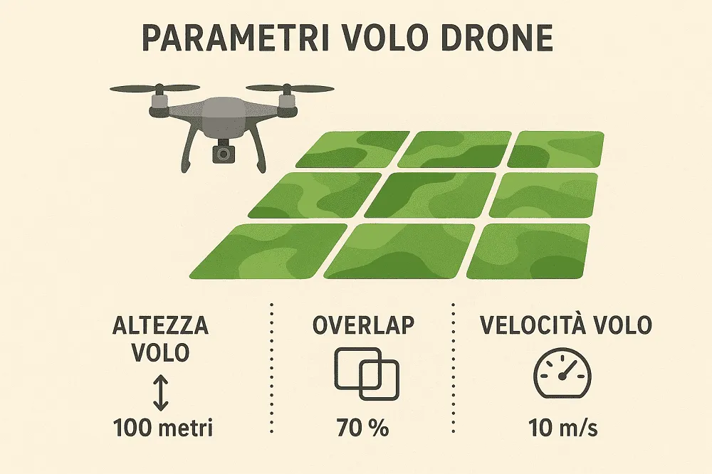 parametry lotu drona rolnictwo